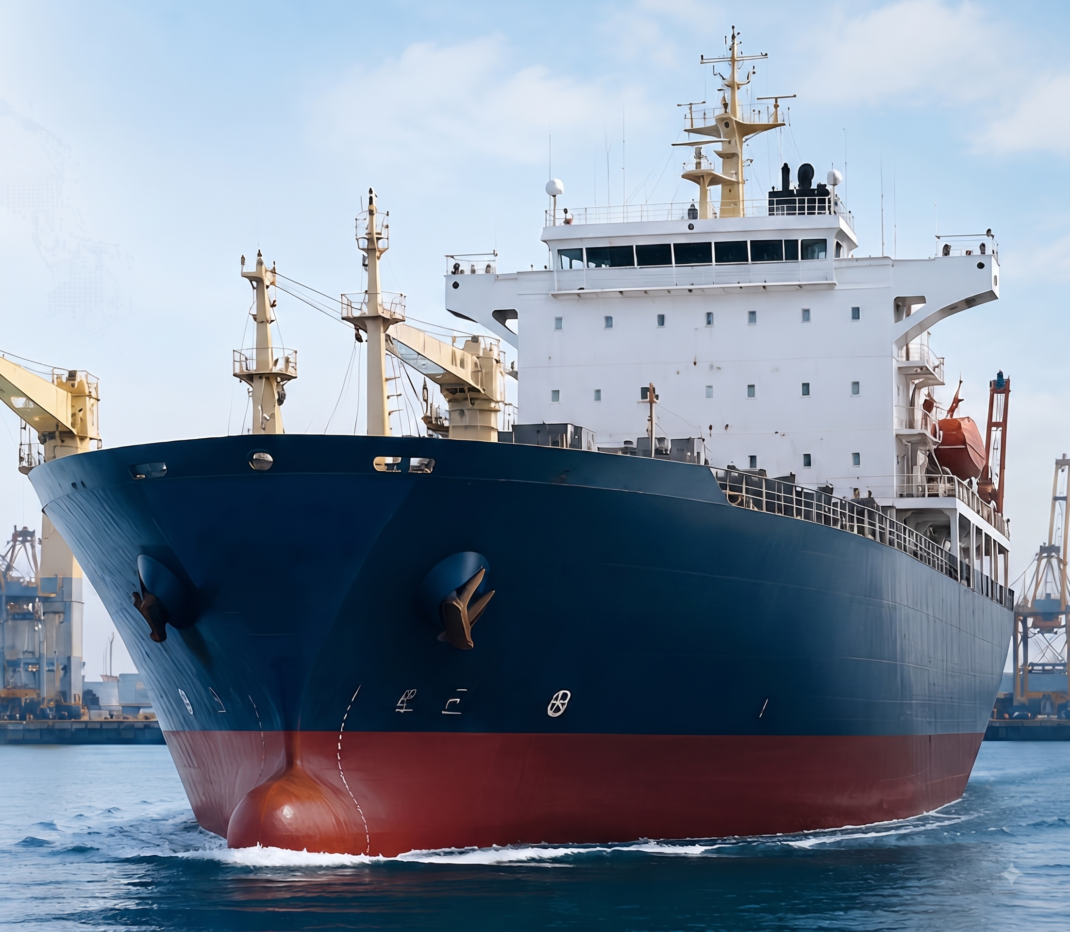 Ship operating company in UAE transporting cargo